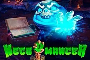 Превью слота Necromancer с тёмным алхимическим оформлением